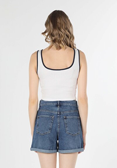 Image de Athlète Blanc Slim Fit Femme