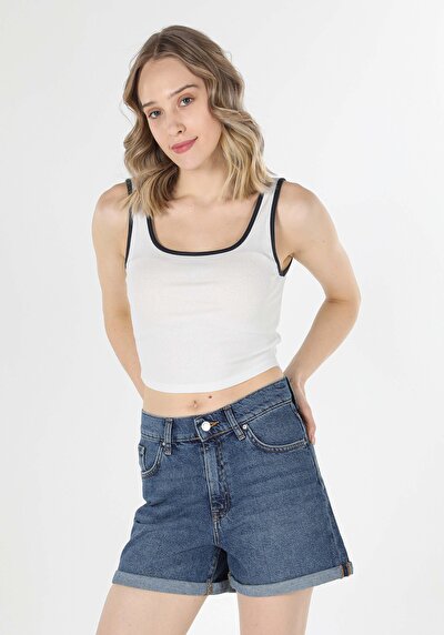 Image de Athlète Blanc Slim Fit Femme
