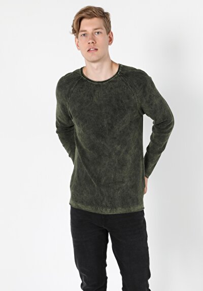 Image de Pull Kaki Slim Fit   Homme