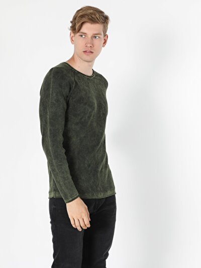 Image de Pull Kaki Slim Fit   Homme