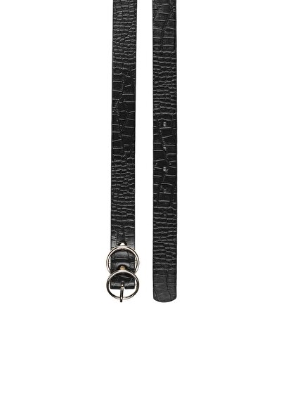 Image de Ceinture Noir Modern Fit Femme