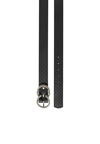 Image de Ceinture Noir Modern Fit Femme