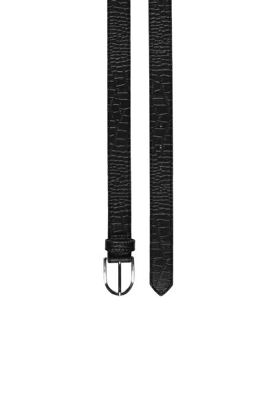 Image de Ceinture Noir Modern Fit Femme