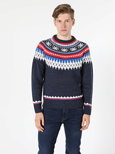 Image de Pull Marine Regular Fit   Homme