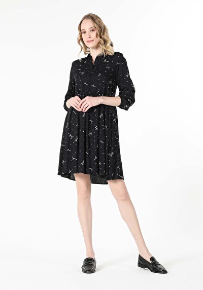 Image de Robe Noir Regular Fit Femme