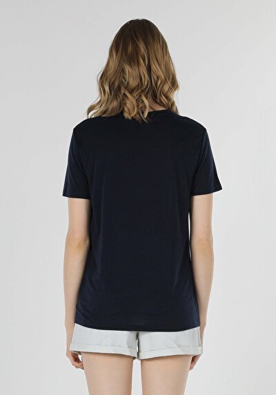 Image de T-shirt À Manches Courtes Marine Regular Fit  Femme