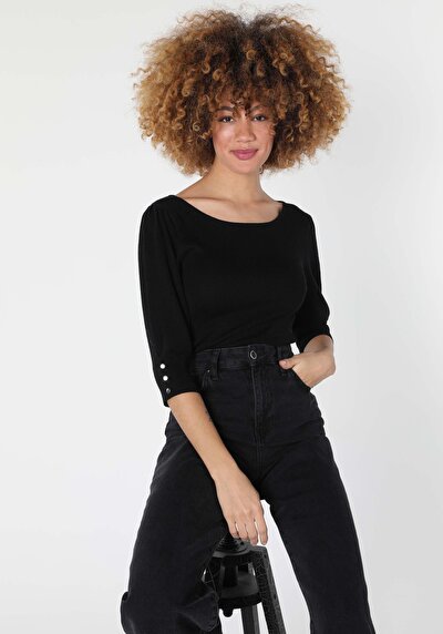 Image de Pull Noir Slim Fit   Femme