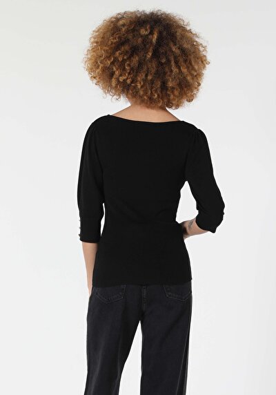 Image de Pull Noir Slim Fit   Femme