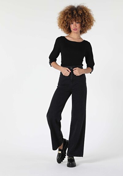Image de Pull Noir Slim Fit   Femme