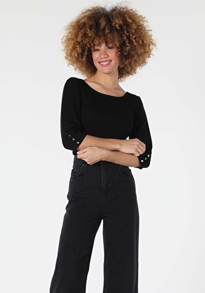 Image de Pull Noir Slim Fit   Femme