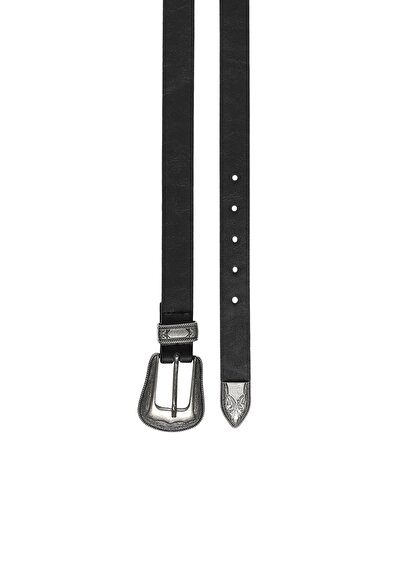 Image de Ceinture Noir Modern Fit Femme