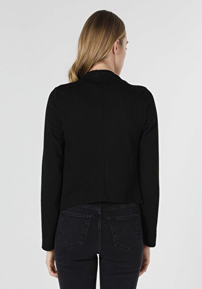 Image de Veste De Blazer Noir Regular Fit Femme