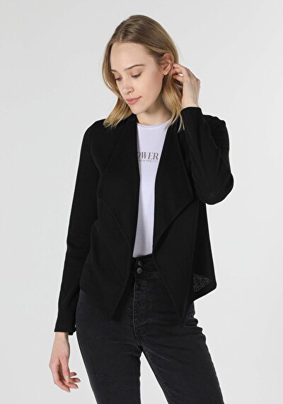 Image de Veste De Blazer Noir Regular Fit Femme