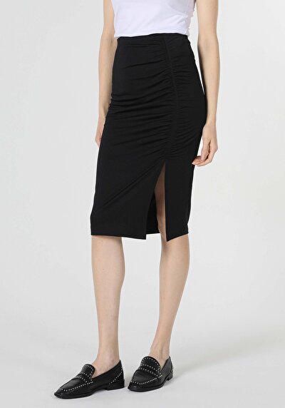 Image de Jupe Noir Slim Fit    Femme
