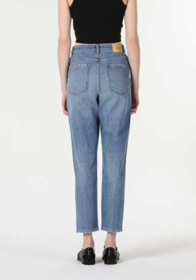 Image de 883 Roxy Pantalon  Crop Leg  En  Crop Mom Fit Femme