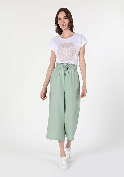 Image de T-shirt À Manches Courtes Blanc Regular Fit Femme