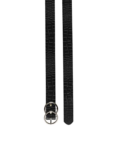 Image de Ceinture Noir Modern Fit Femme