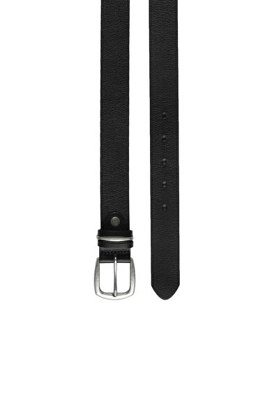 Afficher les détails de Ceinture Noir Modern Fit Femme