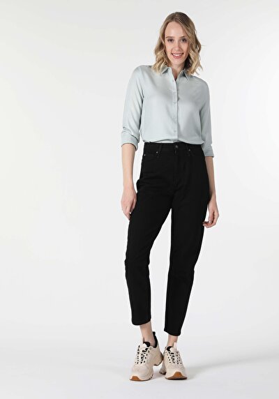 Afficher les détails de Chemise À Manches Longues Vert Regular Fit   Femme