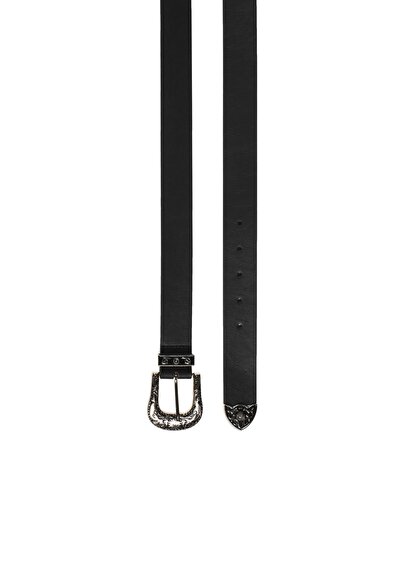 Image de Ceinture Noir Modern Fit Femme