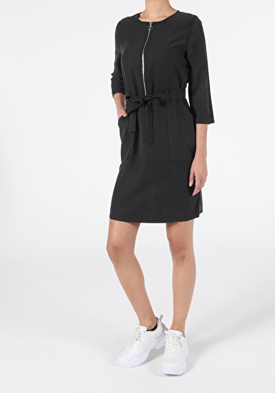 Image de Robe Noir Regular Fit Femme