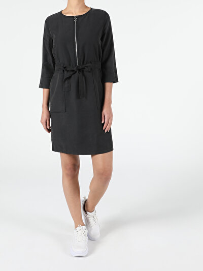 Image de Robe Noir Regular Fit Femme