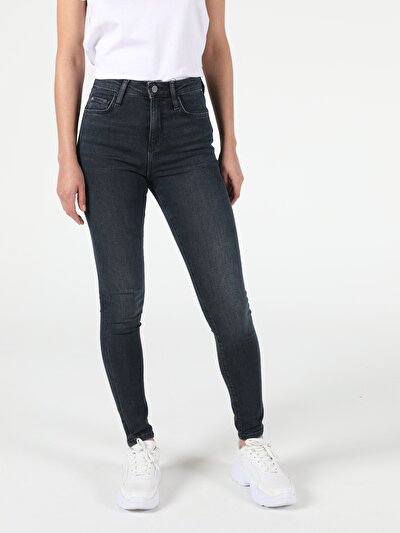 Image de 760 Diana Pantalon Bleu Skinny Leg En Super Slim Fit Femme