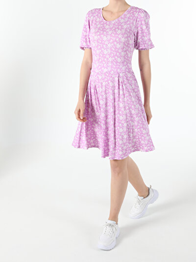 Image de Robe Violet Regular Fit    Femme