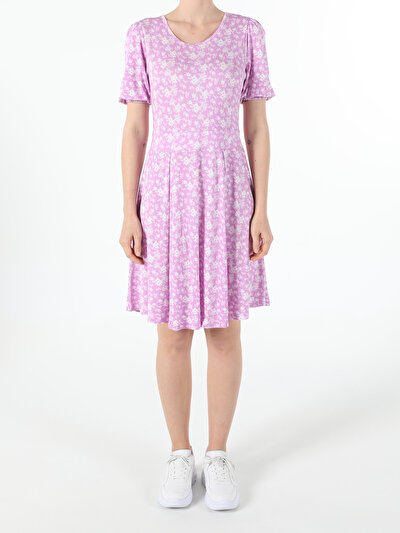 Image de Robe Violet Regular Fit    Femme