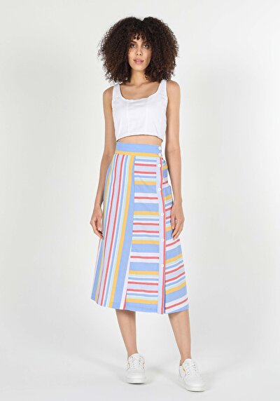 Image de Jupe Multicolou Midi    Femme