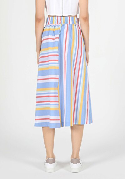 Image de Jupe Multicolou Midi    Femme