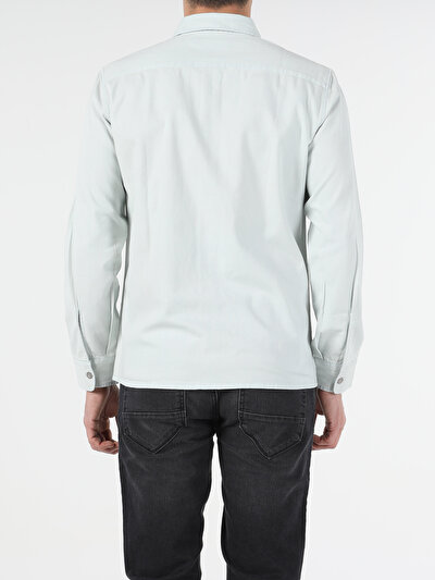 Image de Shırt À Manches Longues Denim Oversize Fit Homme