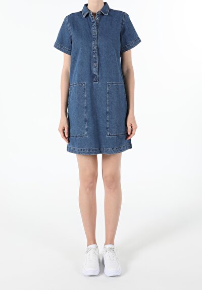 Afficher les détails de Robe Denim Regular Fit    Femme