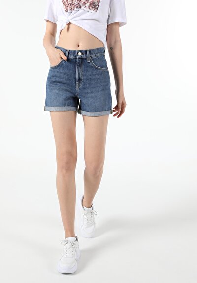 Image de Short Denim Regular Fit Femme
