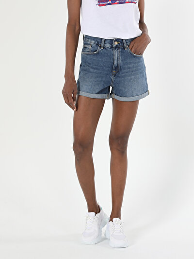 Image de Short Denim Regular Fit Femme