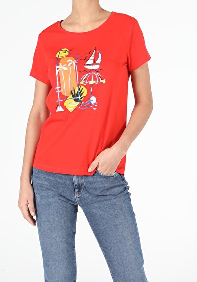 Image de T-shirt À Manches Courtes Corail Regular Fit  Femme