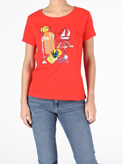 Image de T-shirt À Manches Courtes Corail Regular Fit  Femme