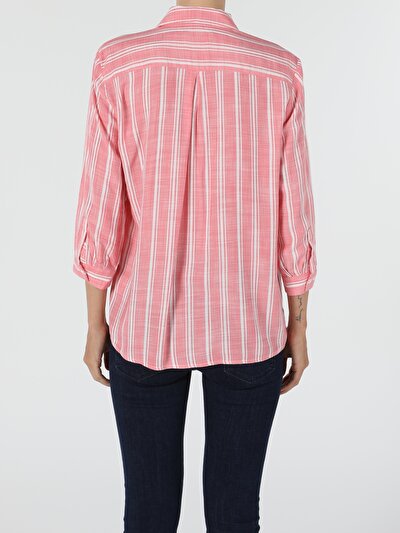 Image de Chemisier À Manches Longues Corail Regular Fit Femme