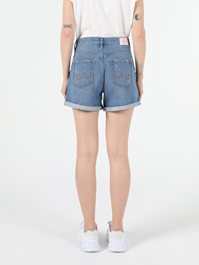 Image de Short Denim Regular Fit Femme