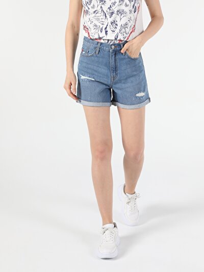 Image de Short Denim Regular Fit Femme