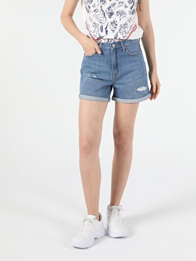 Image de Short Denim Regular Fit Femme