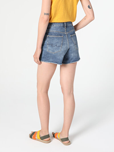 Image de Short Denim Slim Fit Femme