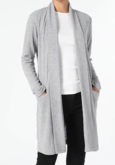 Image de Veste De Blazer Gris Regular Fit Femme