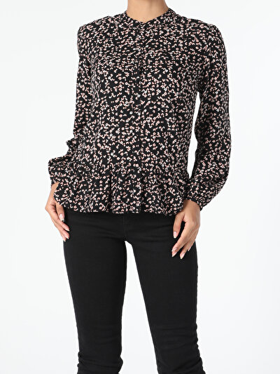 Image de Chemisier À Manches Longues Multicolou Regular Fit Femme