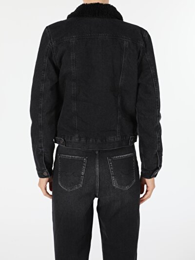 Afficher les détails de Veste De Blazer Denim Regular Fit   Femme