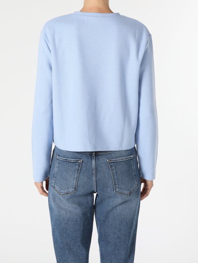 Image de T-shirt À Manches Longues Bleu Regular Fit Femme