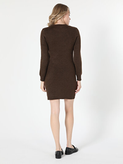 Image de Robe Marron Regular Fit Femme