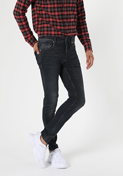 Image de 041 Danny Pantalon Bleu Foncé Slim Leg En Slim Fit Homme