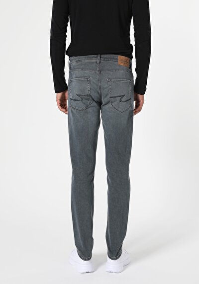 Image de 044 Karl Pantalon Gris Straight Leg  En  Straight Fit Homme
