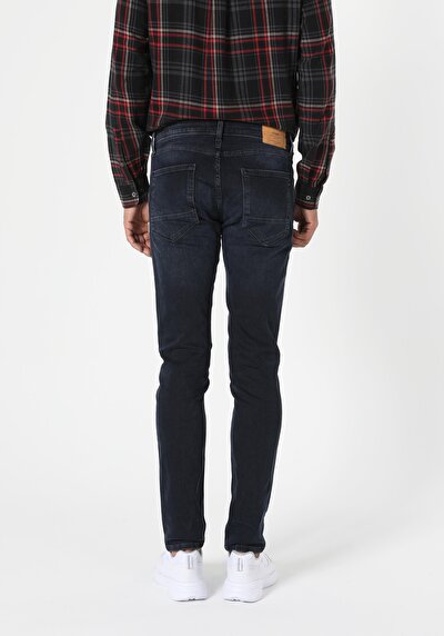 Image de 044 Karl Pantalon Bleu Foncé Straight Leg  En  Straight Fit Homme